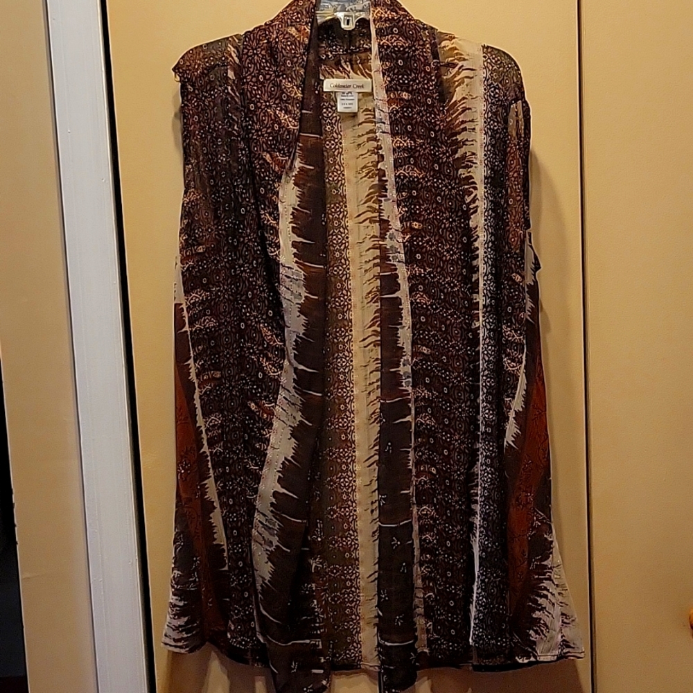 Women's sheer vest